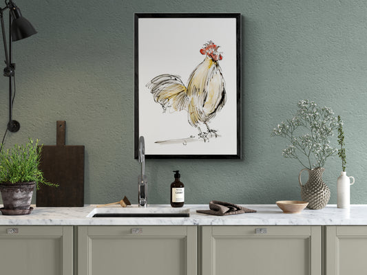 Limited Edition Canvas Print Gregory the Cockerel image 1