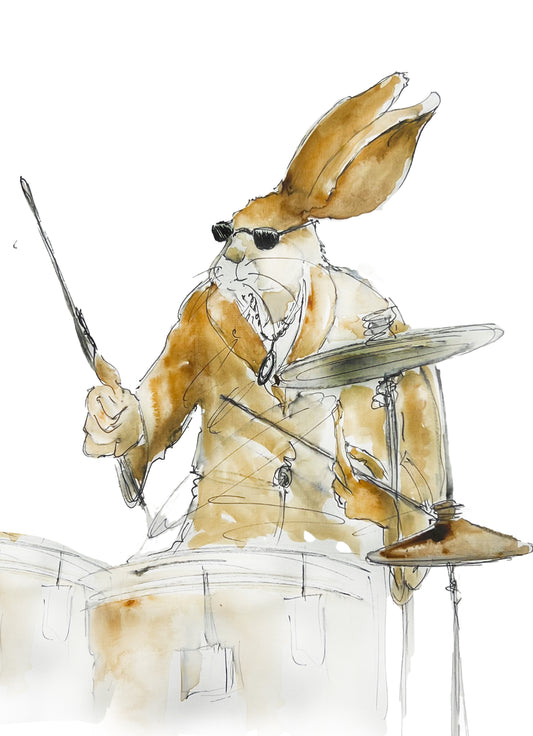 Buddy the Jazz Playing Drummer