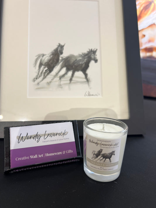Wild Horses | Sea Salt Spray Candle: Aromatherapy for Relaxation
