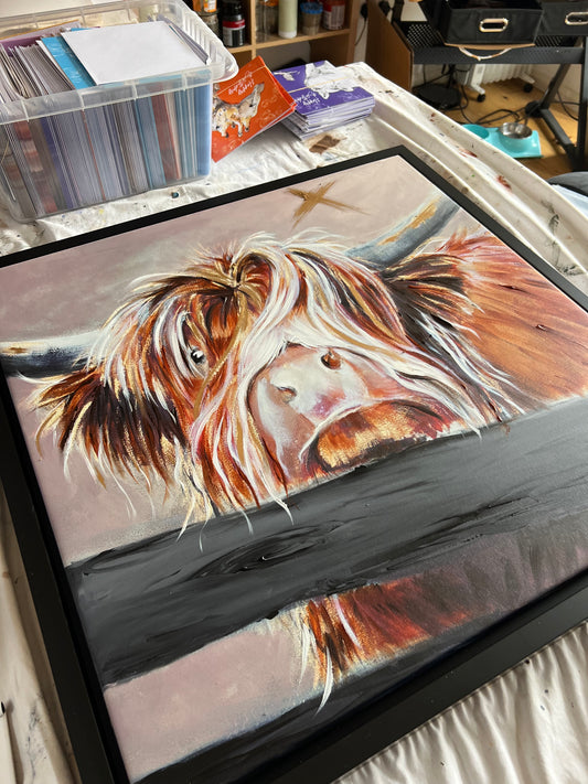 Limited Edition Canvas Print Gordon the Highland Cow