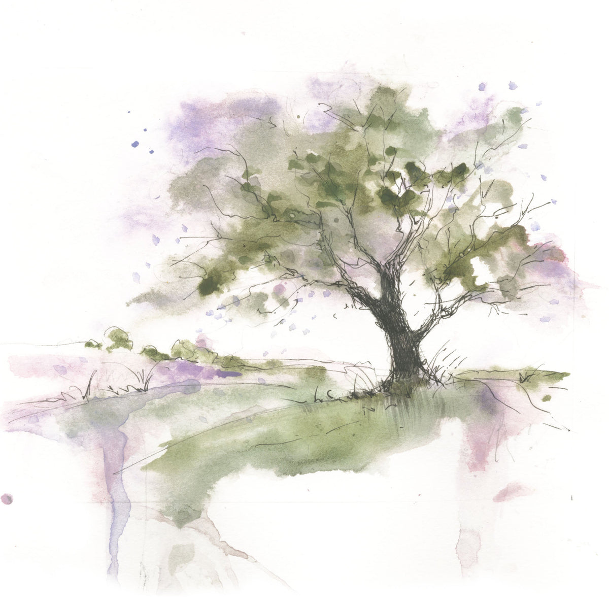 Lilac Landscape