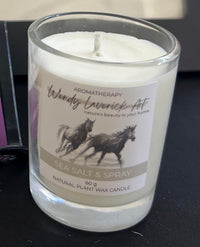 Wild Horses | Sea Salt Spray Candle: Aromatherapy for Relaxation