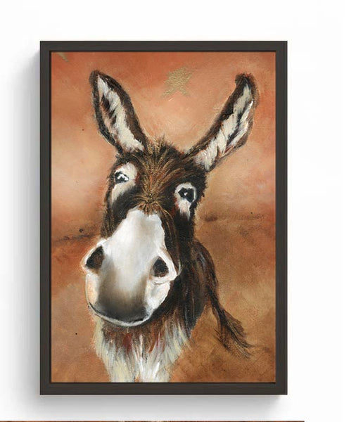 Limited Edition Canvas Print Dudley the Donkey