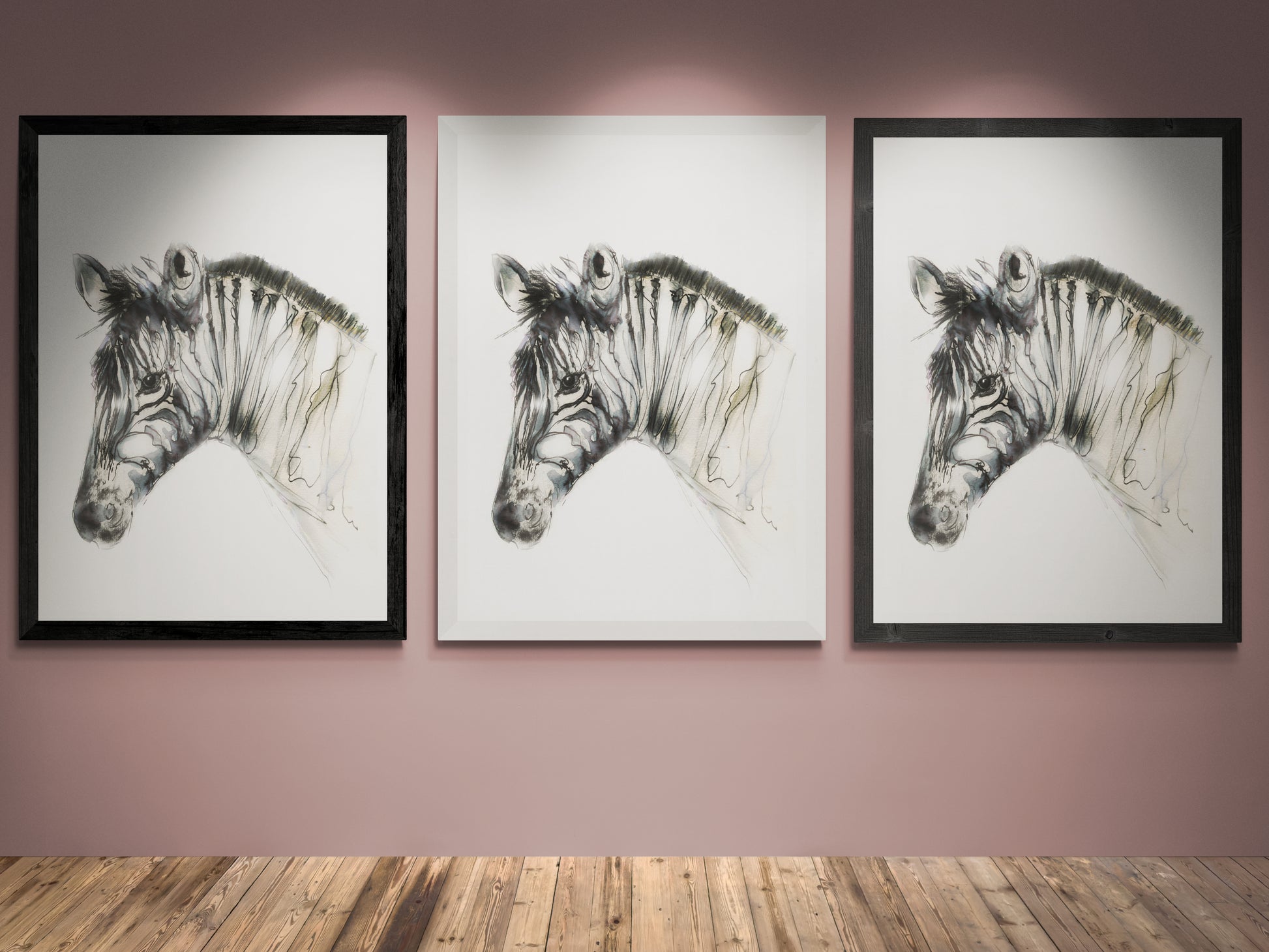 Framed Print Ziggy the Zebra image 3