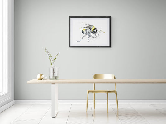 Framed Print Bertie the Bumble Bee image 0