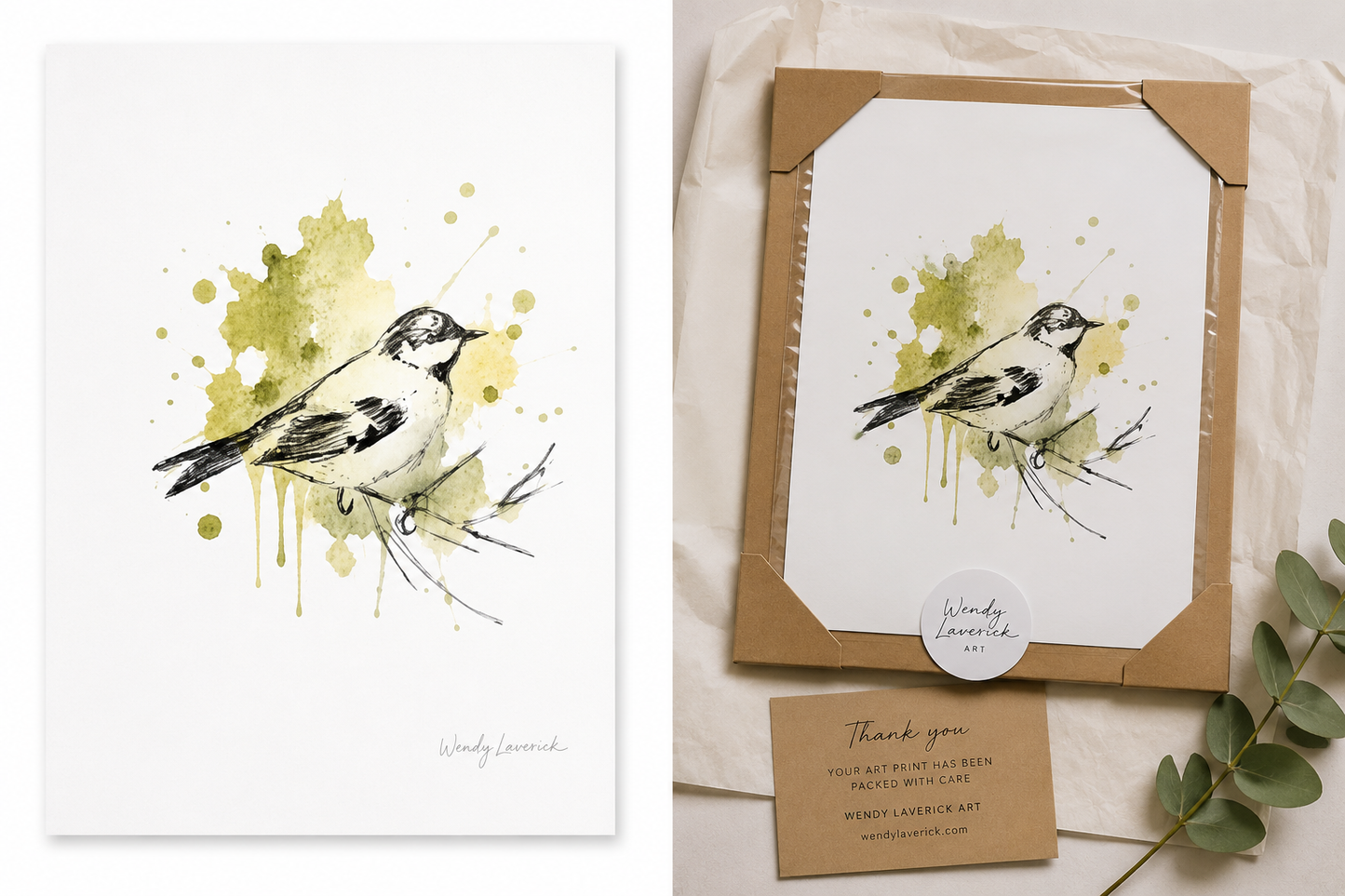 Quiet Moment – Coal Tit Fine Art Print