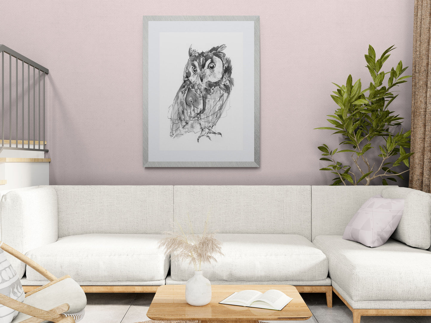 Framed Owl Print - Museum Quality Fine Art | Wendy Laverick Ltd image 0