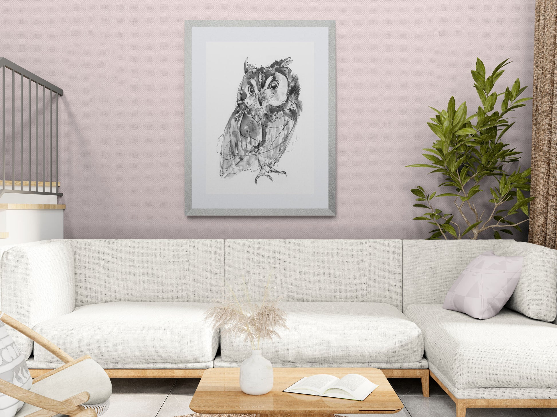 Framed Owl Print - Museum Quality Fine Art | Wendy Laverick Ltd image 0