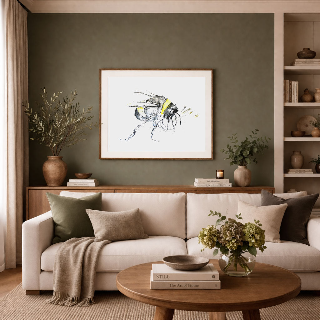 Framed Print Bertie the Bumble Bee
