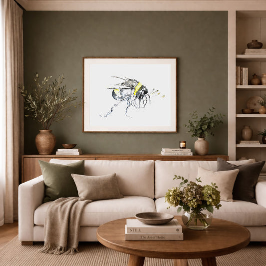 Framed Print Bertie the Bumble Bee