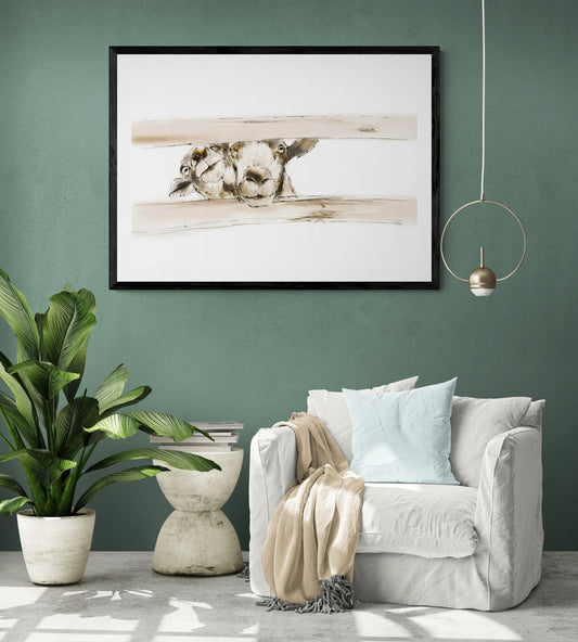 Framed Print Lilly and Bonnie the Sheep image 2