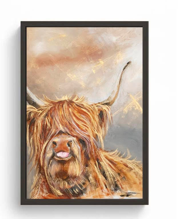 Limited Edition Canvas Print Duncan the Highland Cow image 5