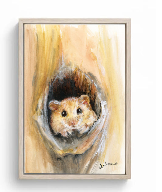 Limited Edition Canvas Print Lewis the Dormouse image 0