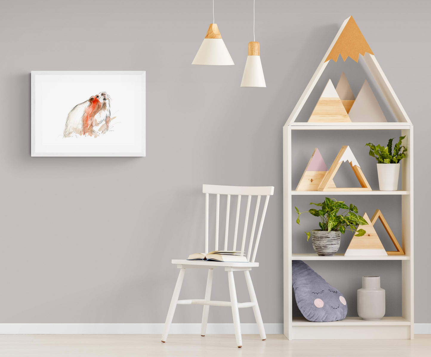 Framed Print Henry the Guinea Pig image 2