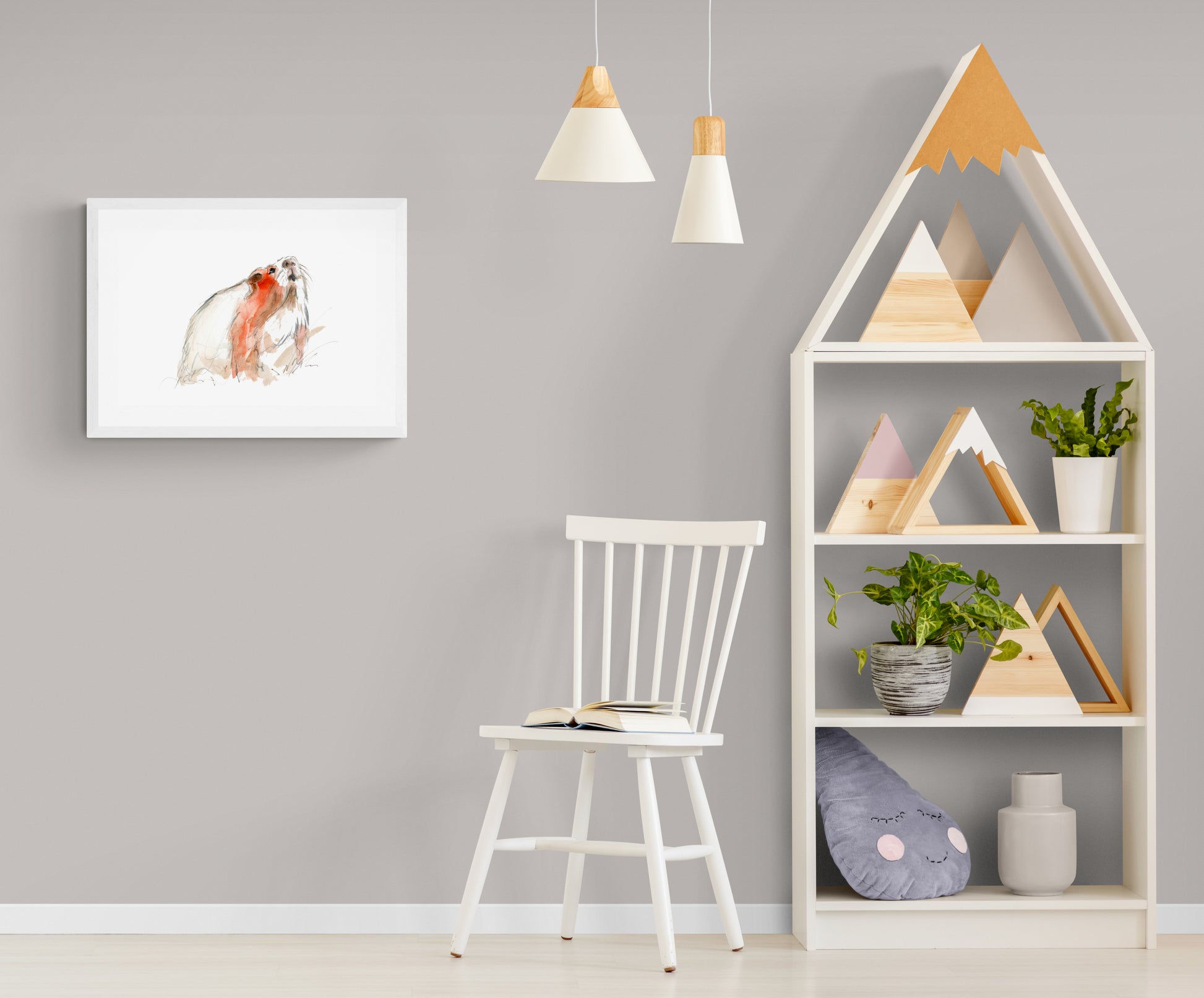 Framed Print Henry the Guinea Pig image 2