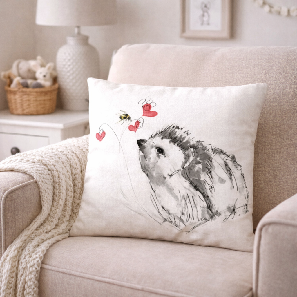Hedgehog Nursery Cushion