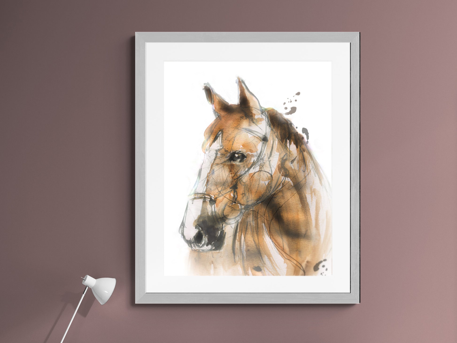 Framed Print Cookie the Horse image 2
