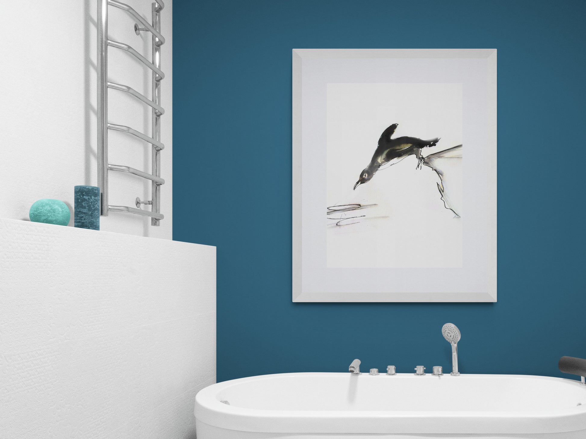 Framed Print Penguin Mark image 2