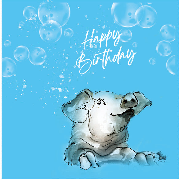 Set of 5 Birthday Cards Pigs image 5