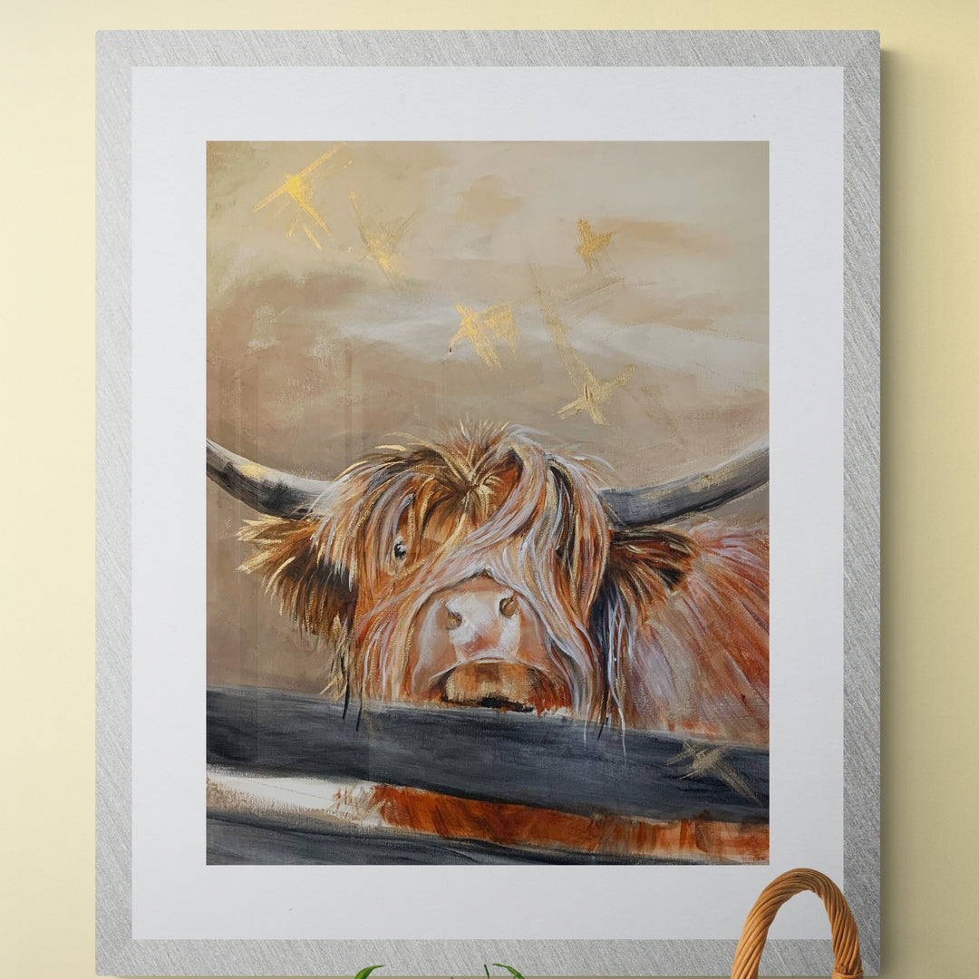 Framed Print Gordon the Highland Cow