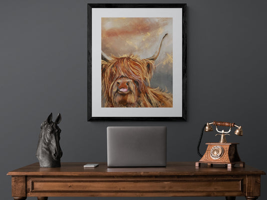 Framed Print Duncan the Highland Cow image 0